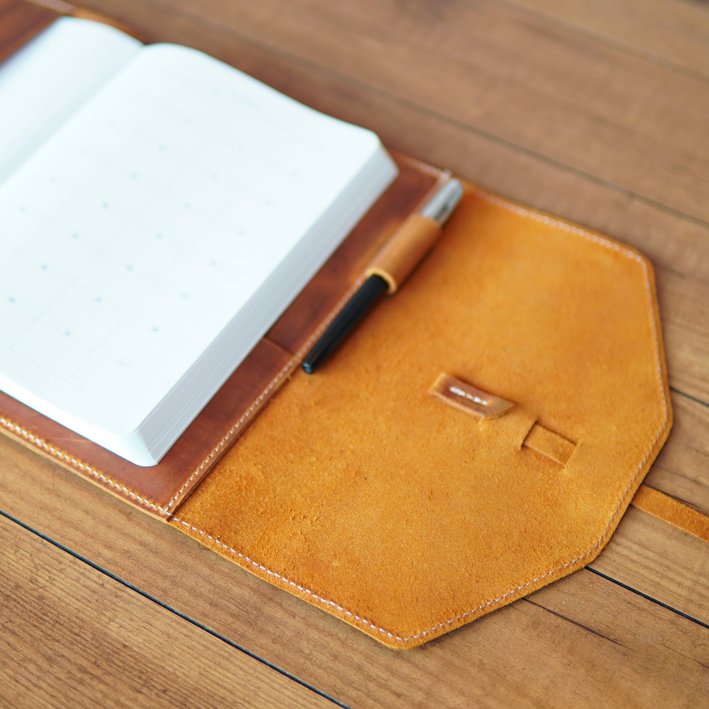 HAKİKİ DERİ KAPAKLI DEFTER KILIFI