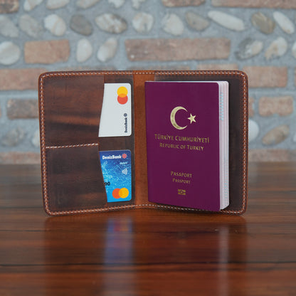 HAKİKİ DERİ PASAPORT KILIFI