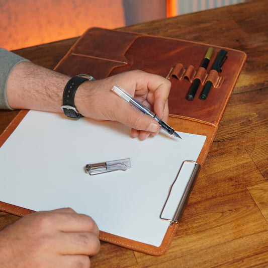 HAKİKİ DERİ A4 BOYUT ORGANİZER (TABLET BÖLMELİ)