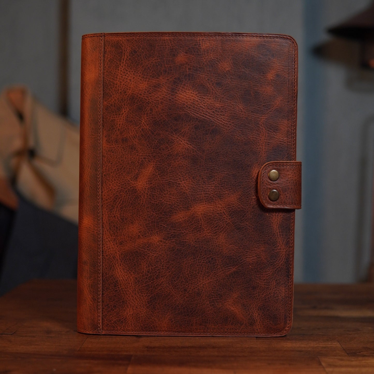 Hakiki Deri Organizer/Sekreterlik (A4 Boyutunda)